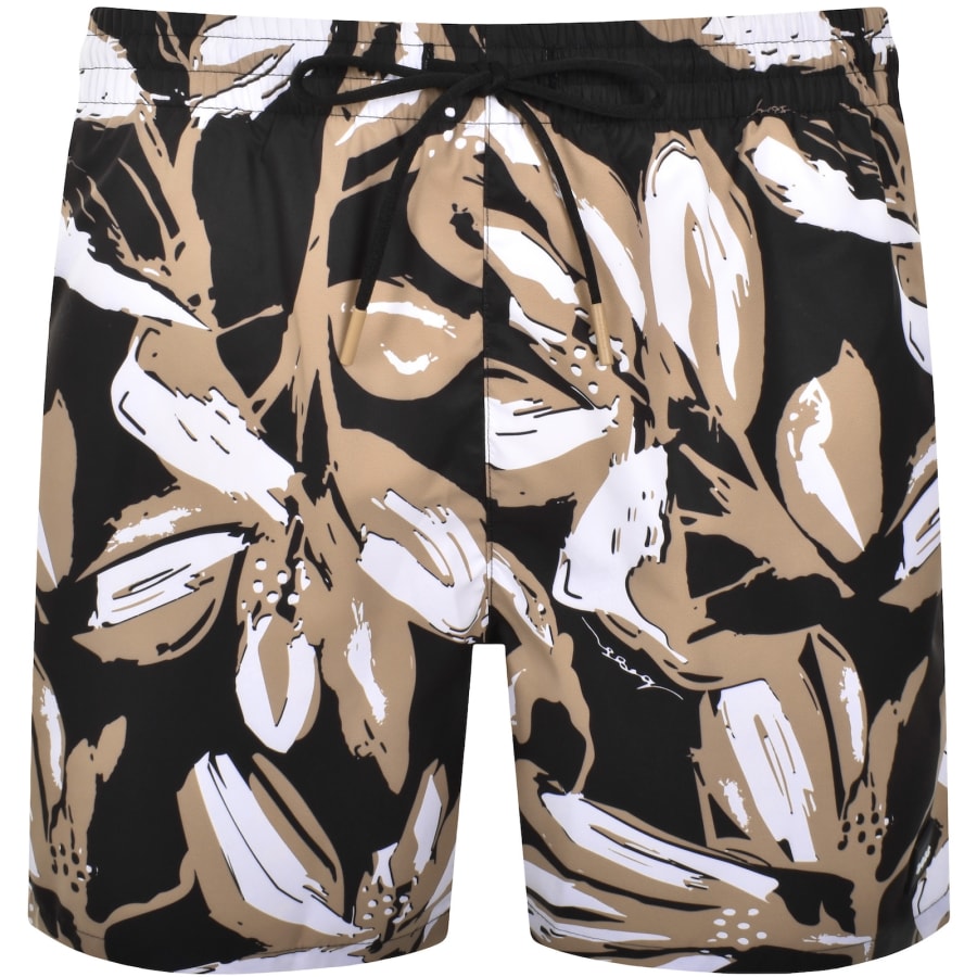 Image number 1 for BOSS Piranha Swim Shorts Black