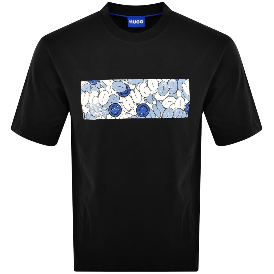 Image number 1 for HUGO Blue Nurix T Shirt Black