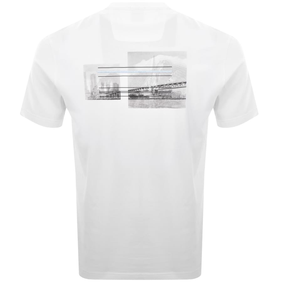 Image number 5 for BOSS Tee Photoprint T Shirt White