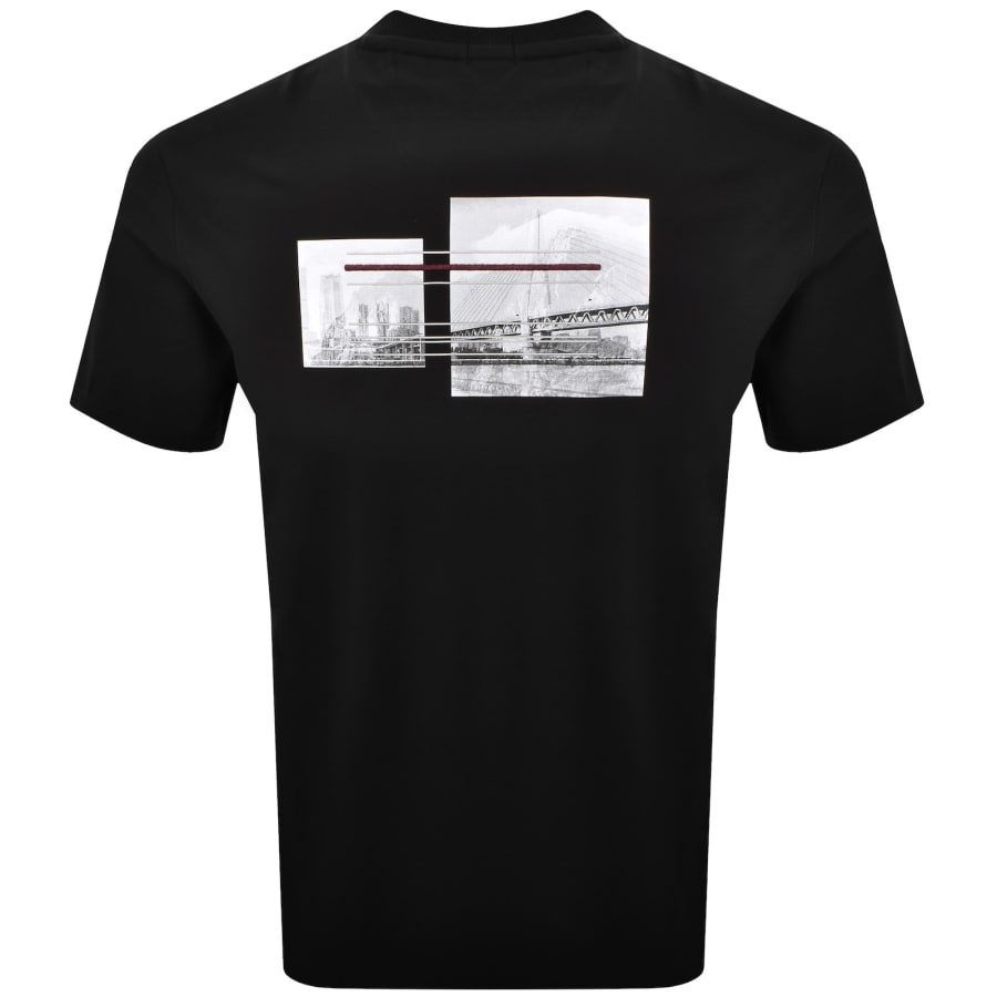 Image number 5 for BOSS Tee Photoprint T Shirt Black