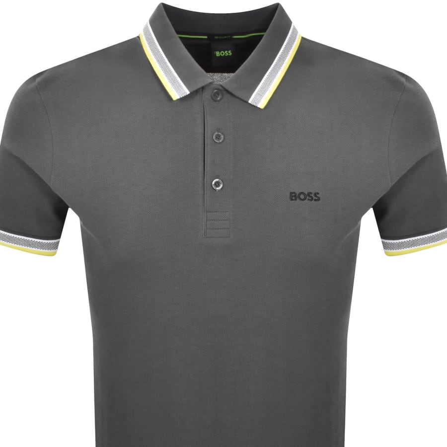 Image number 2 for BOSS Paddy Polo T Shirt Grey