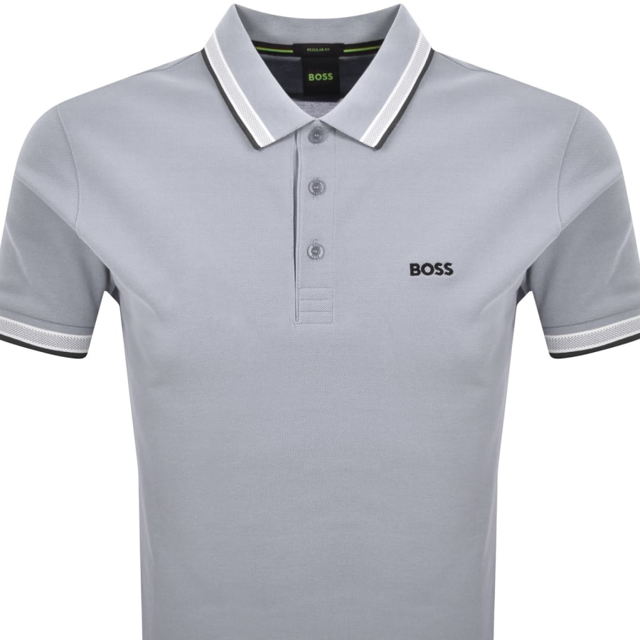 Image number 2 for BOSS Paddy Polo T Shirt Grey