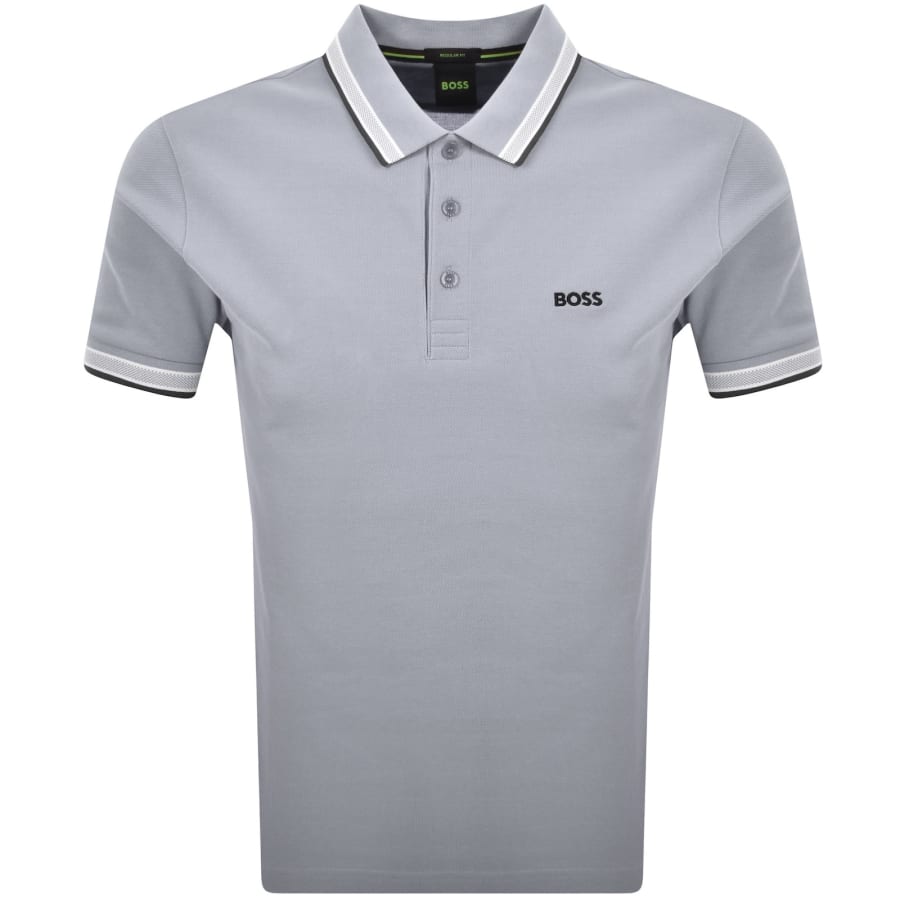 Image number 1 for BOSS Paddy Polo T Shirt Grey