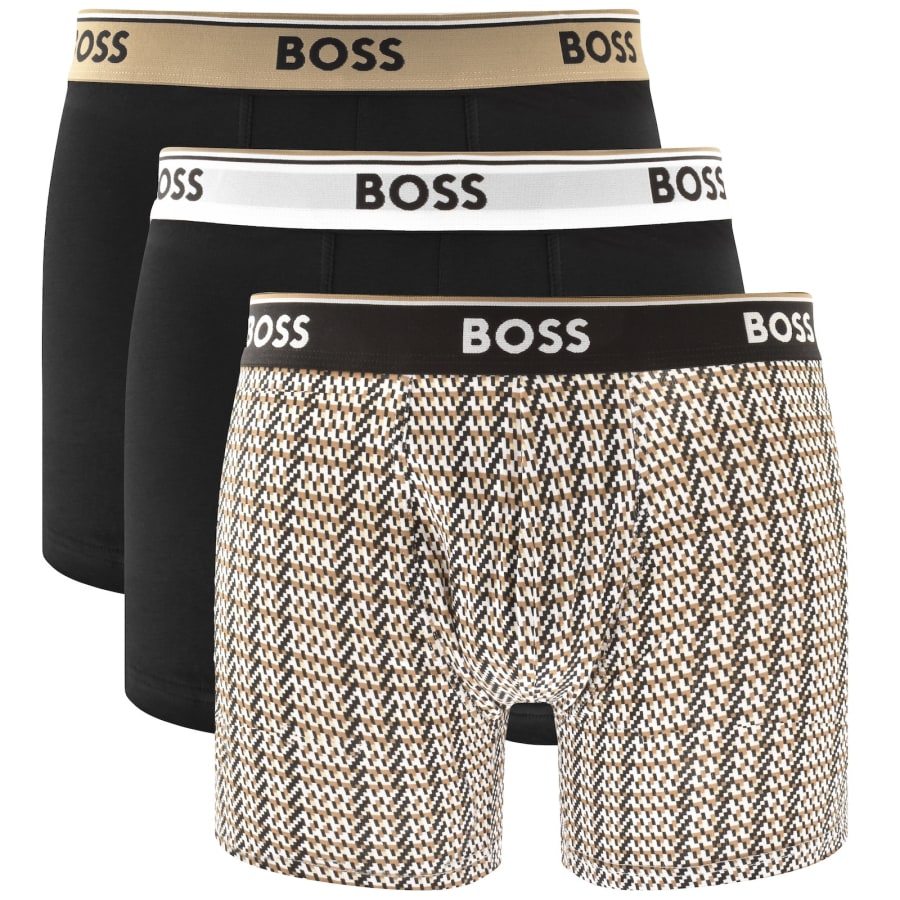 Image number 1 for BOSS Underwear 3 Pack Boxer Briefs