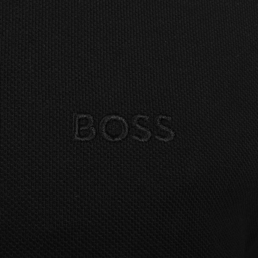 Image number 4 for BOSS Plisy Long Sleeve Polo T Shirt Black