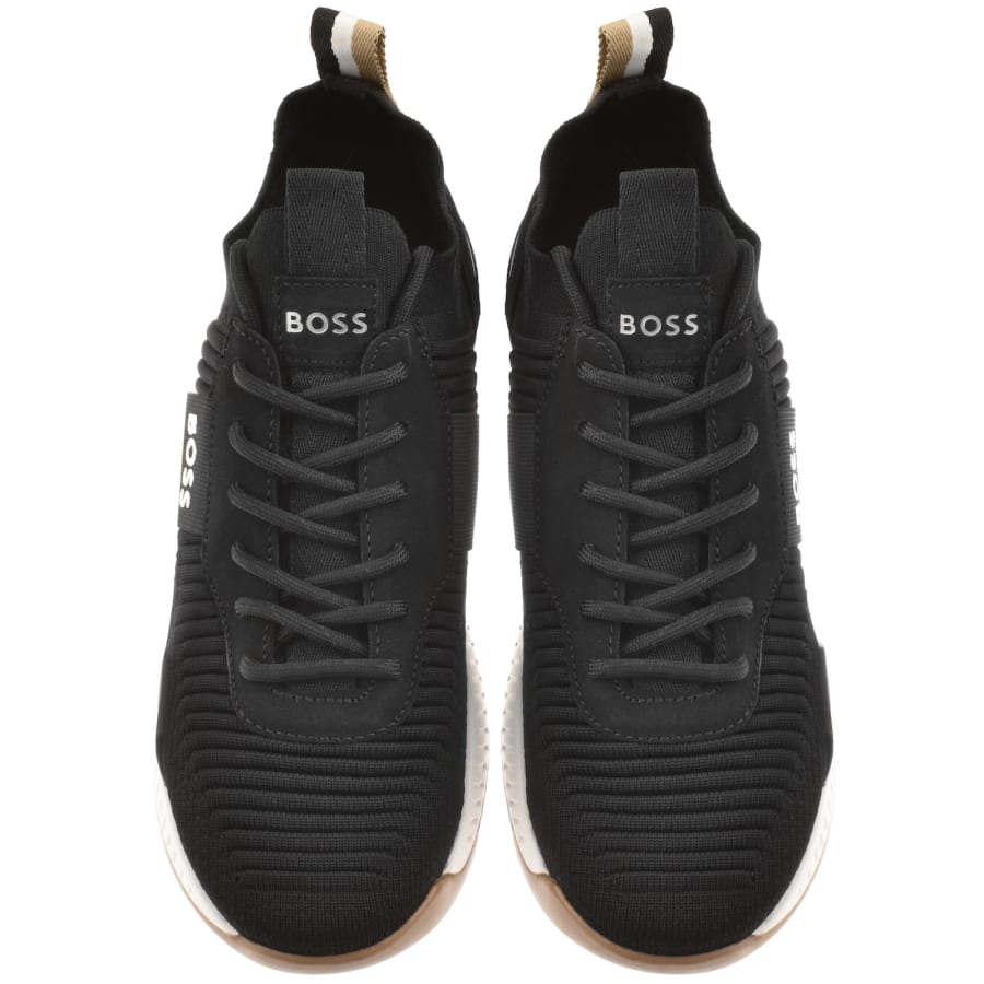 Image number 3 for BOSS Titanium Runner Trainers Black