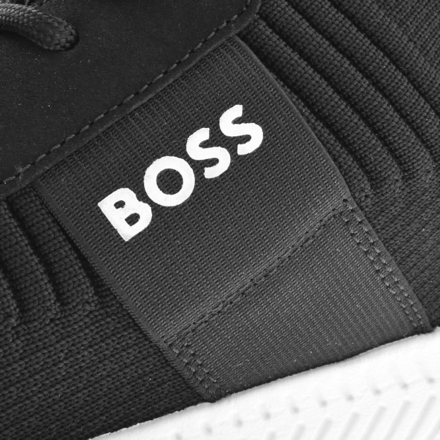 Image number 4 for BOSS Titanium Runner Trainers Black