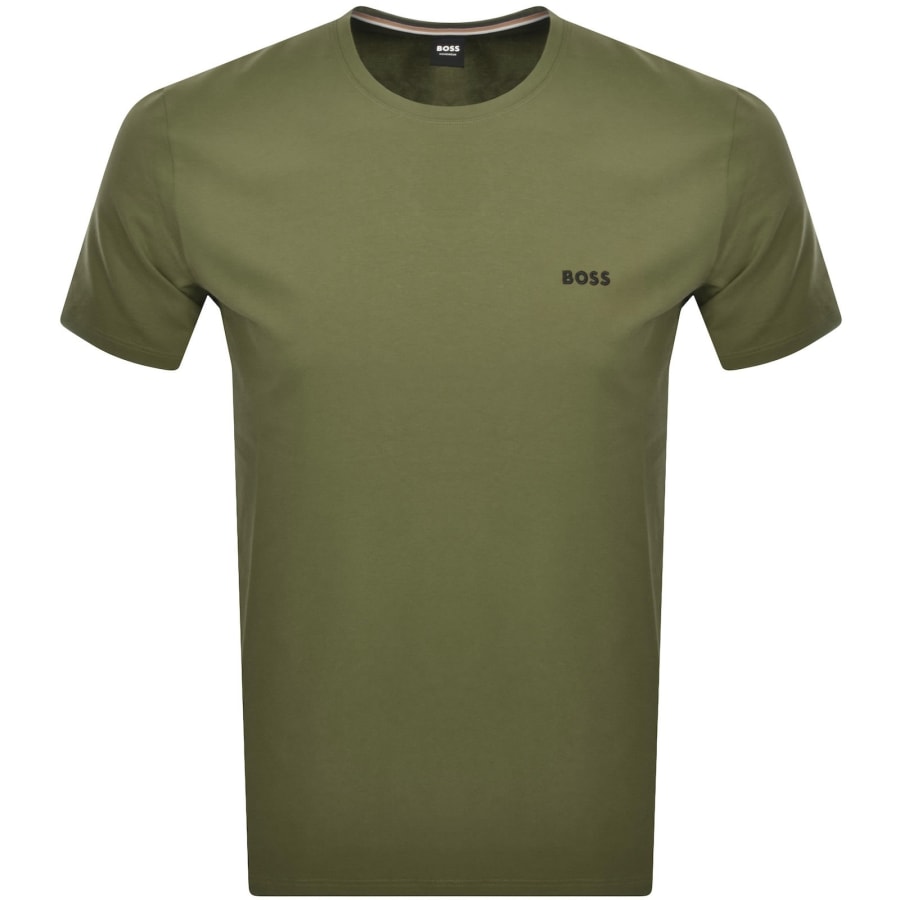 Image number 2 for BOSS Mix And Match T Shirt And Short Set Khaki