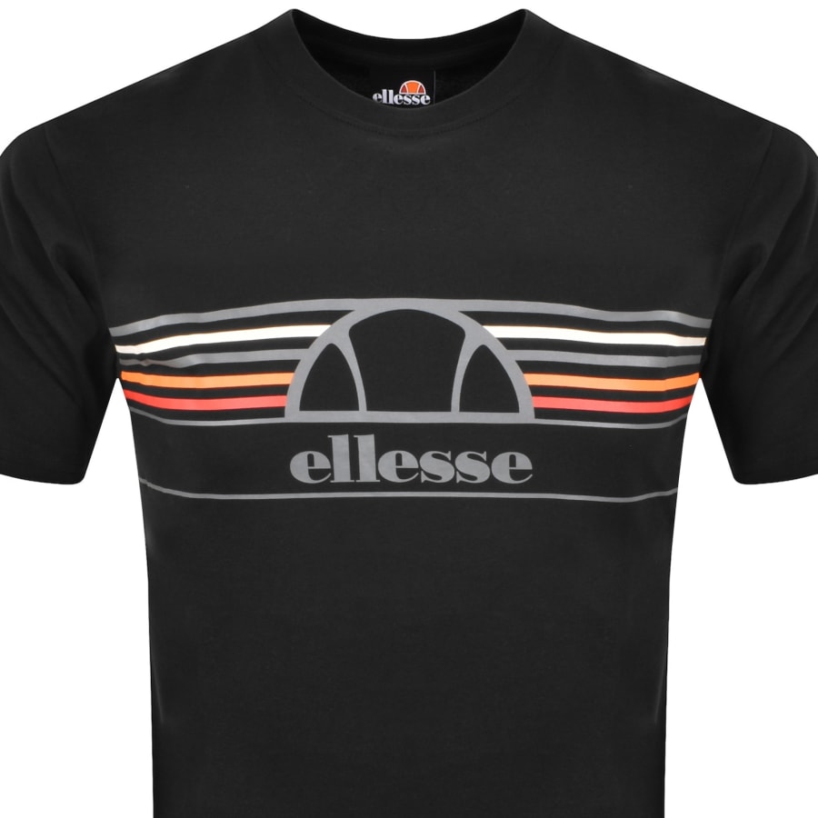 Image number 2 for Ellesse Lentamente T Shirt Black