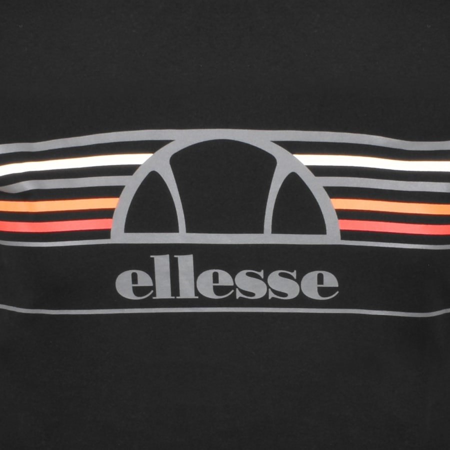 Image number 3 for Ellesse Lentamente T Shirt Black