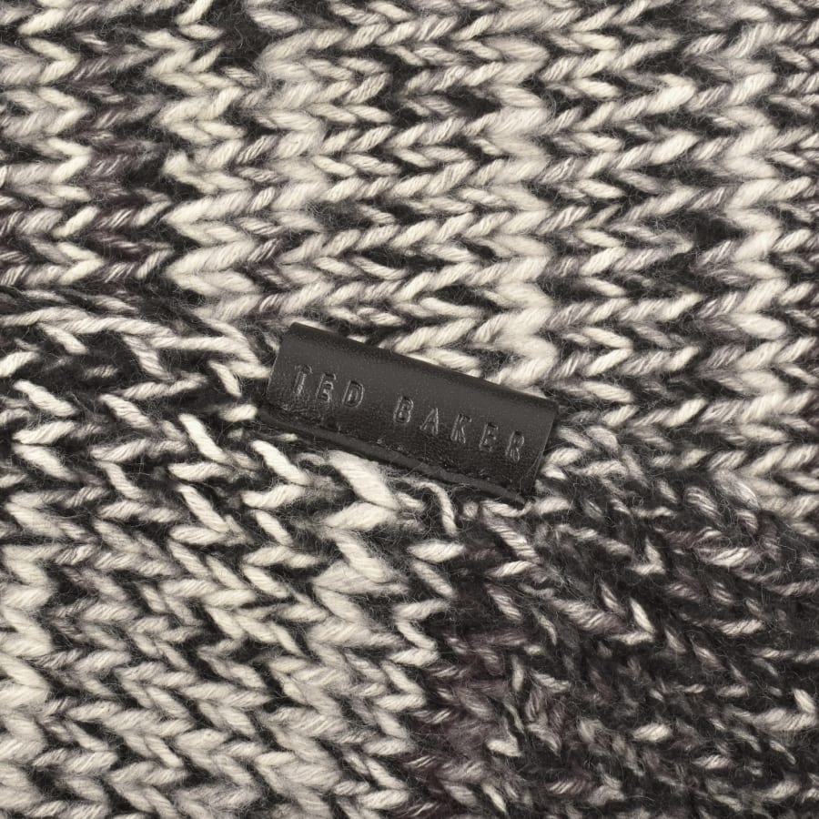Image number 3 for Ted Baker Perciis Knit Scarf Grey