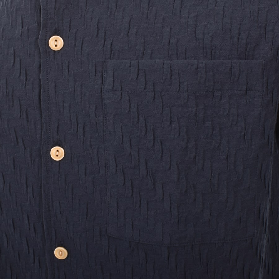 Image number 4 for Farah Finn Short Sleeve Shirt Navy