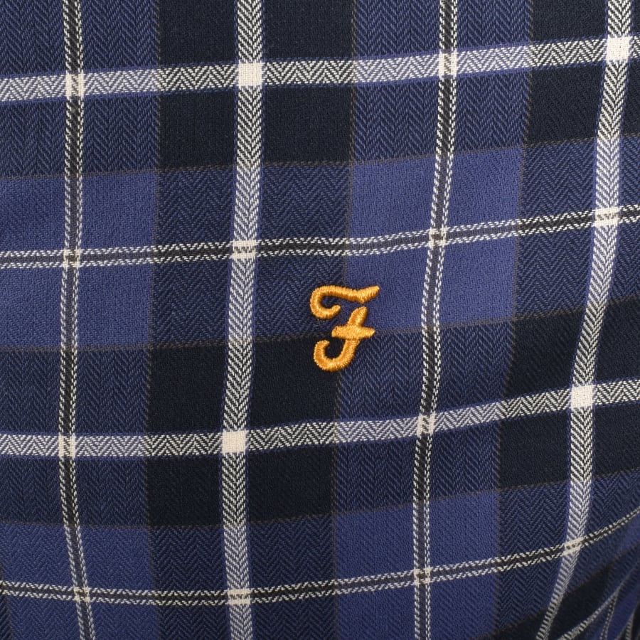 Image number 3 for Farah Macgregor Long Sleeve Shirt Blue