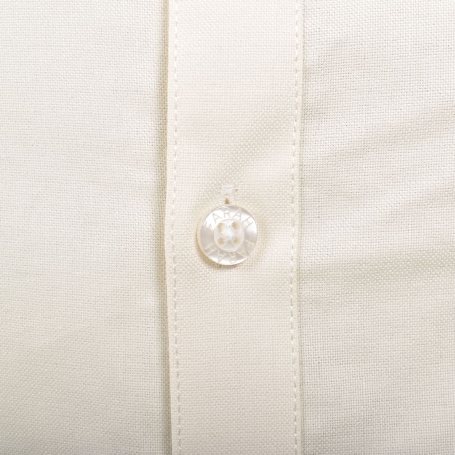Image number 4 for Farah Brewer Long Sleeve Shirt Cream