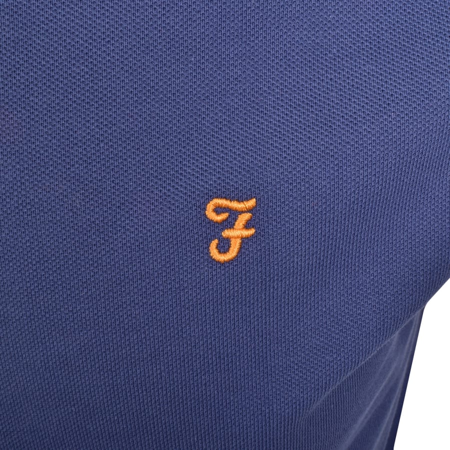 Image number 3 for Farah Blanes Polo T Shirt Sigil Blue