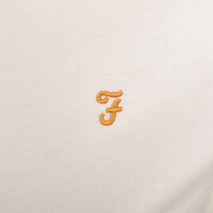 Image number 3 for Farah Danny Regular Fit T Shirt Ecru