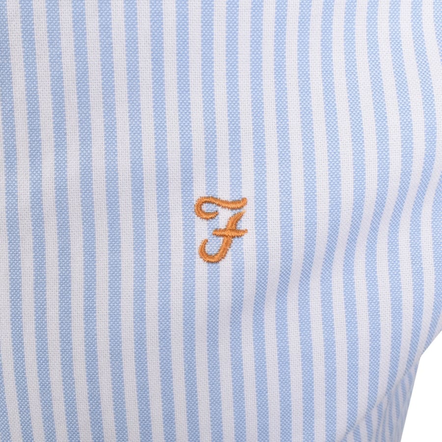 Image number 3 for Farah Brewer Short Sleeve Shirt Blue