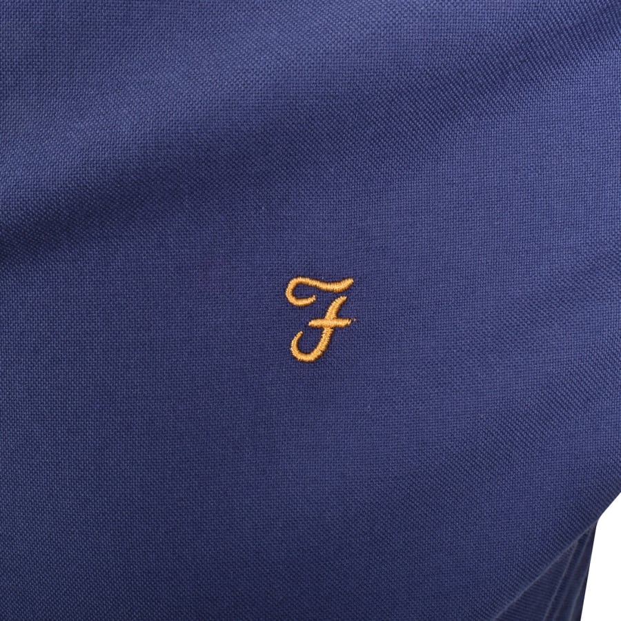 Image number 3 for Farah Brewer Short Sleeve Shirt Blue