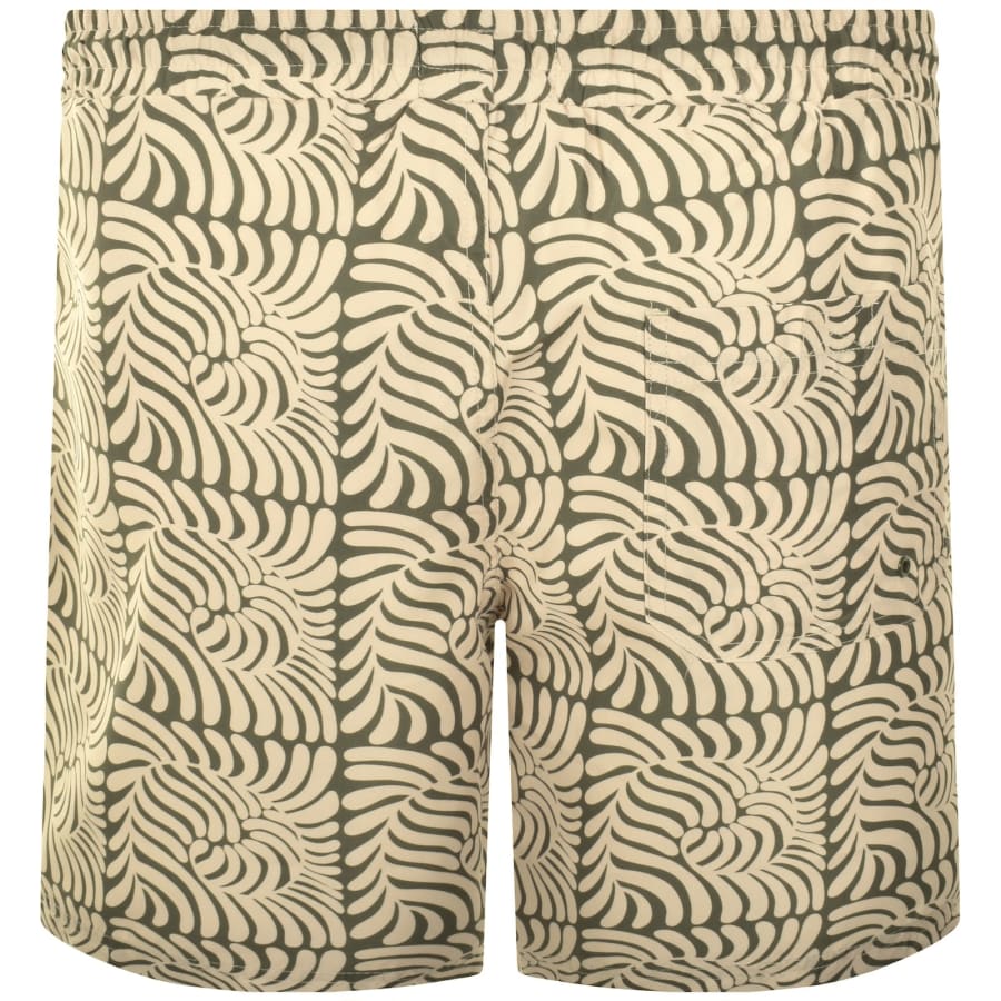 Image number 3 for Farah Colbert Floral Fern Swim Shorts Green