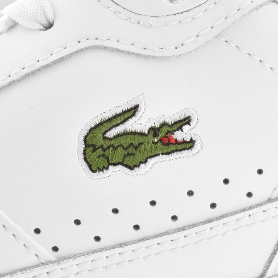 Image number 4 for Lacoste T Clip Trainers White