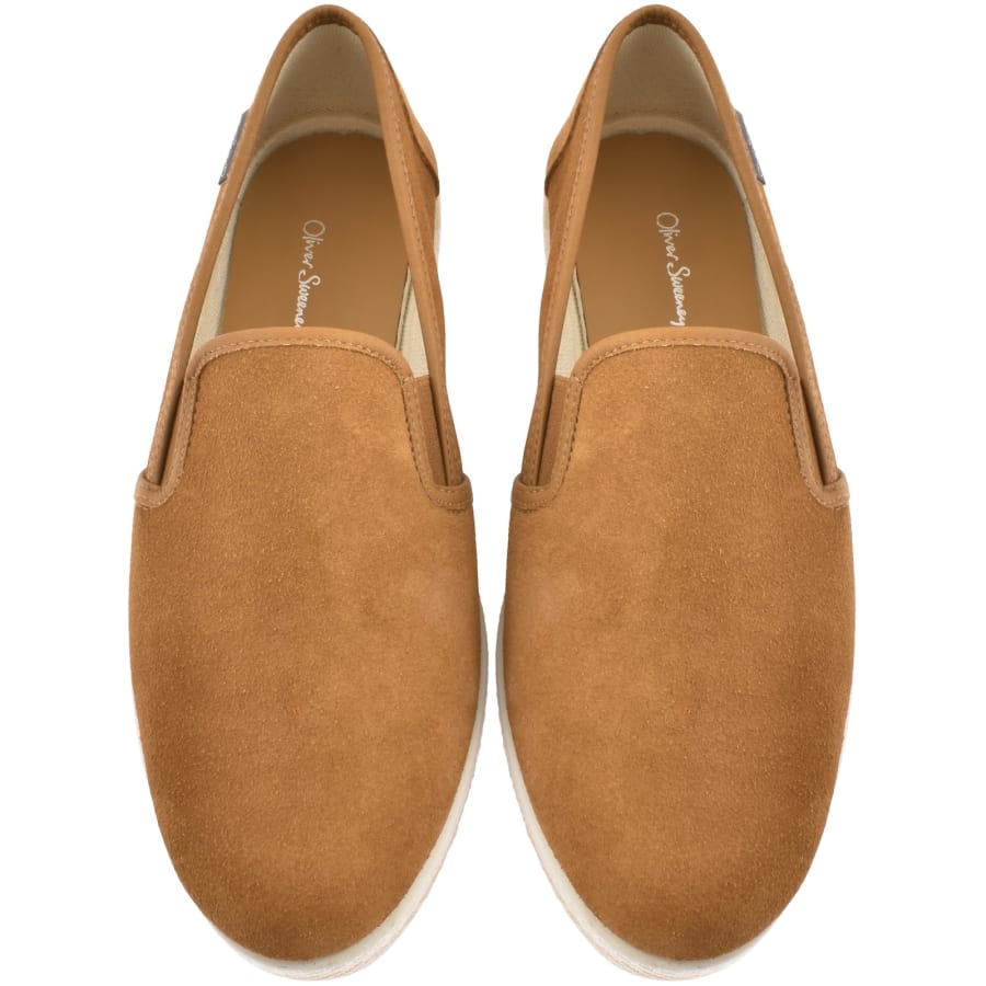 Image number 3 for Oliver Sweeney Campomar Boat Shoes Brown