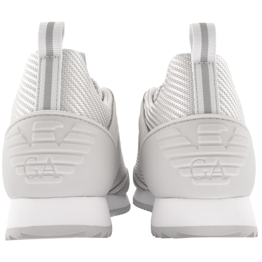 Image number 2 for EA7 Emporio Armani Logo Trainers Grey