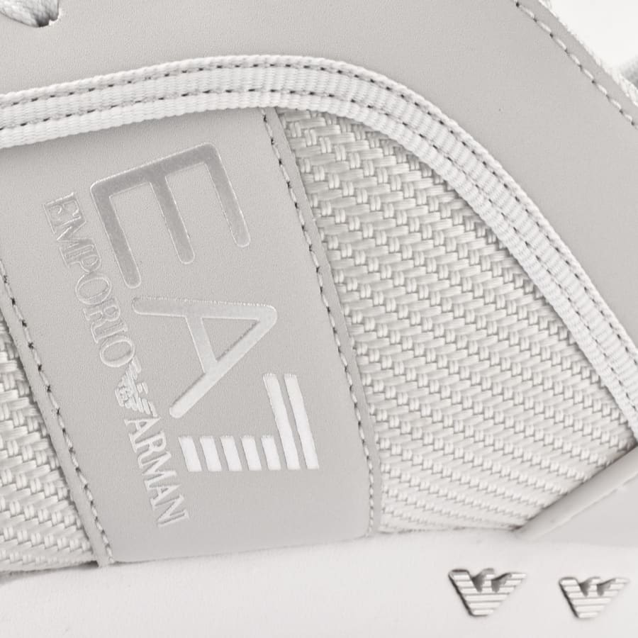 Image number 4 for EA7 Emporio Armani Logo Trainers Grey