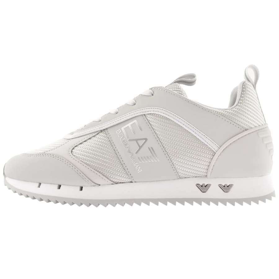 Image number 1 for EA7 Emporio Armani Logo Trainers Grey