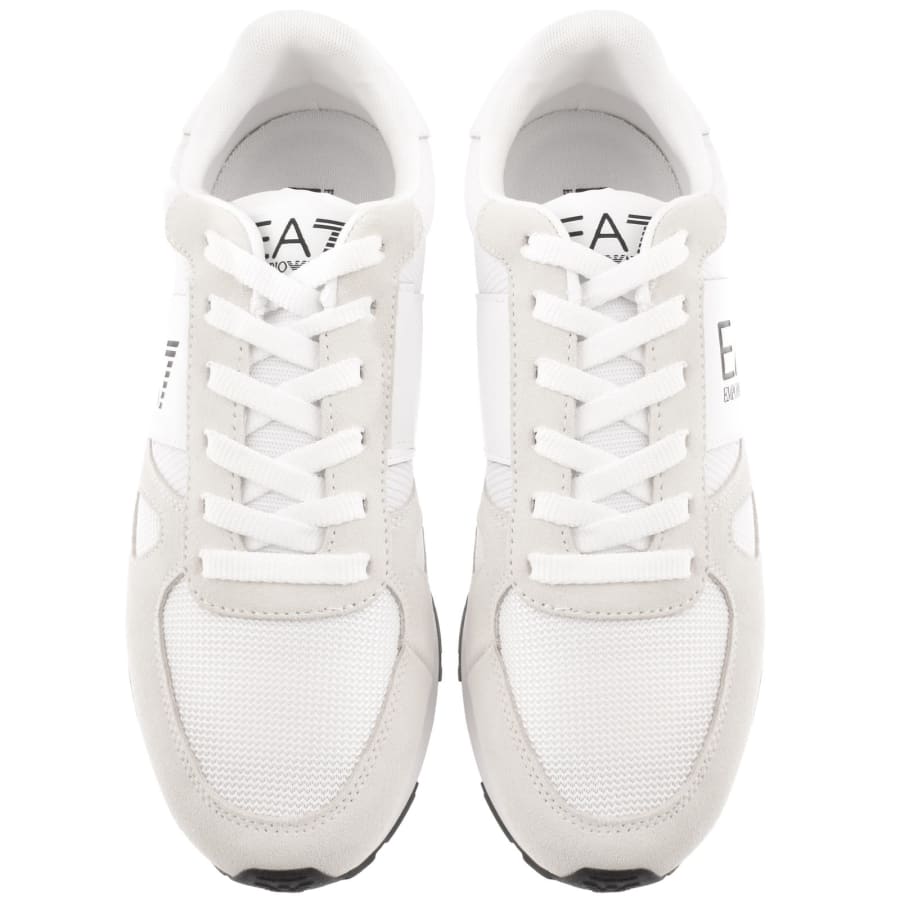 Image number 3 for EA7 Emporio Armani Logo Trainers White