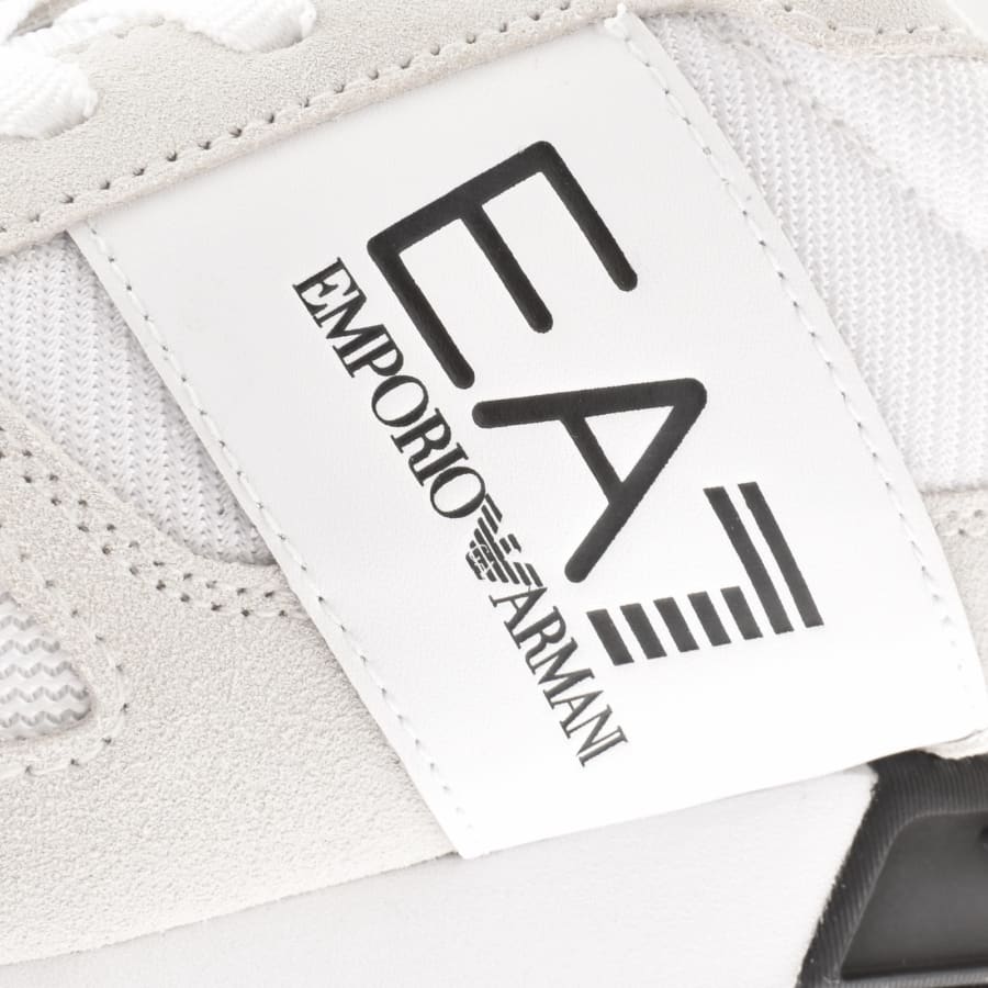 Image number 4 for EA7 Emporio Armani Logo Trainers White