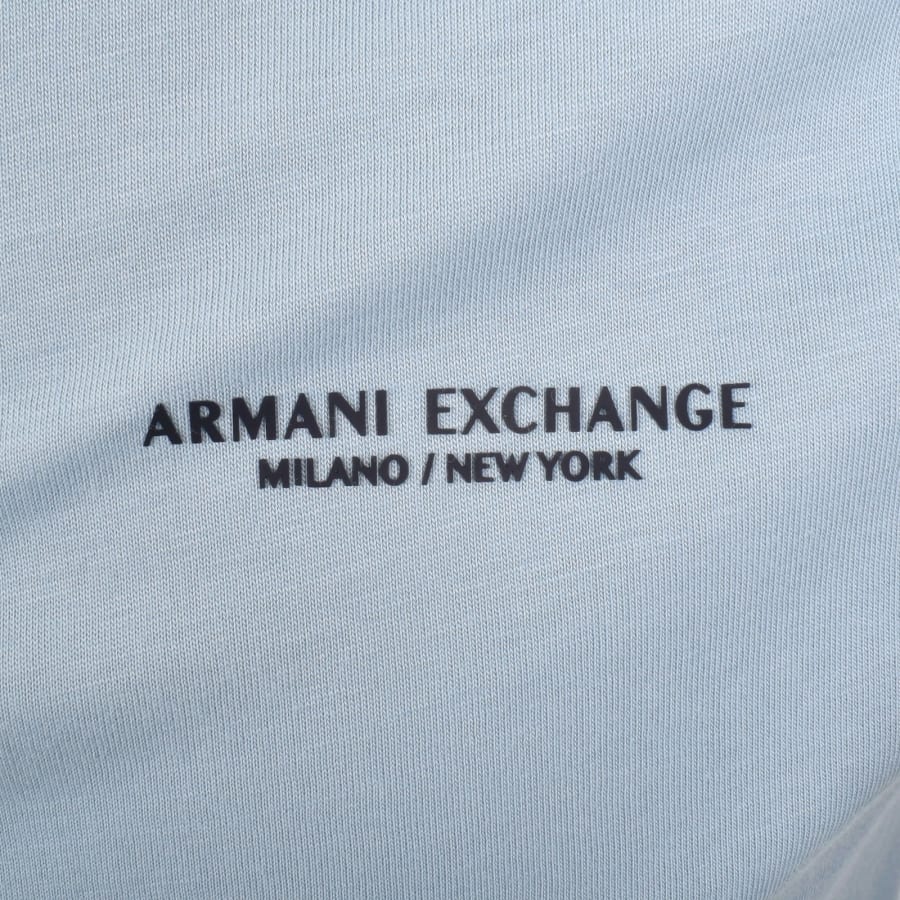Image number 3 for Armani Exchange Polo T Shirt Ashley Blue