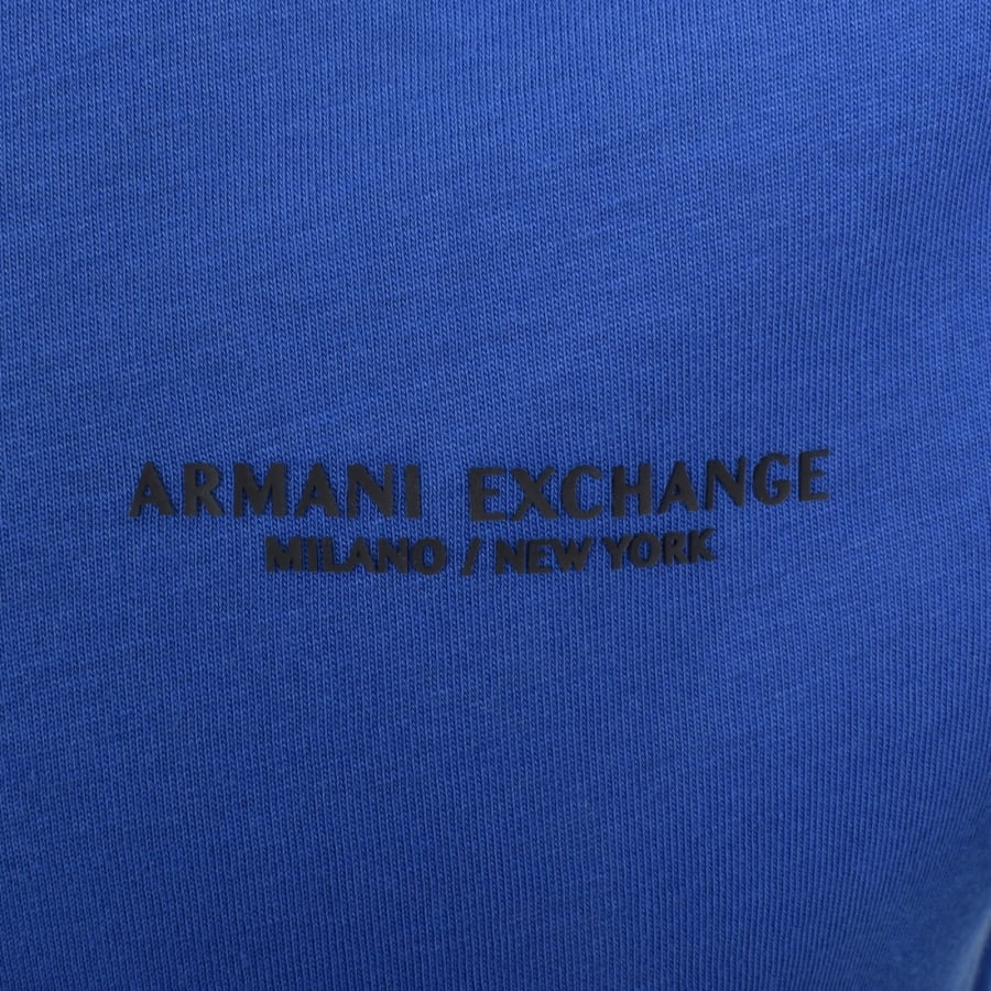 Image number 3 for Armani Exchange Polo T Shirt Mazarine Blue