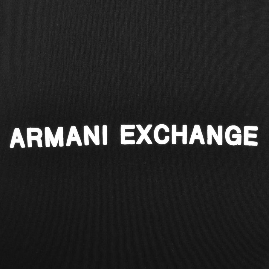 Image number 3 for Armani Exchange Logo T Shirt Black