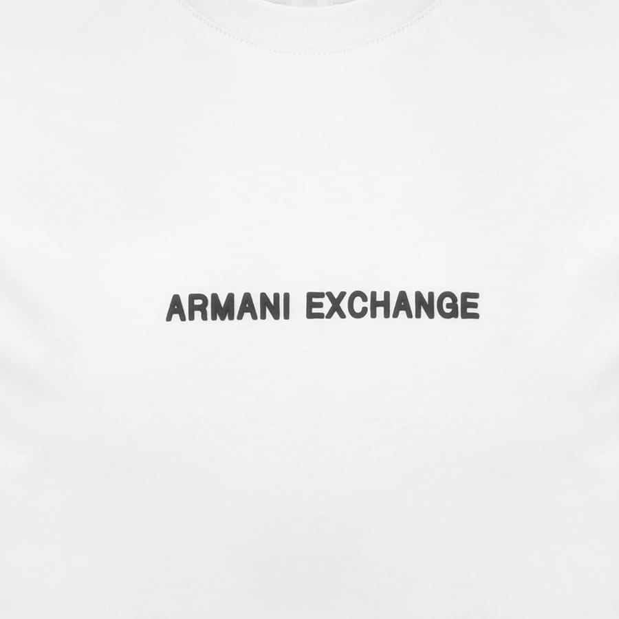 Image number 3 for Armani Exchange Logo T Shirt White
