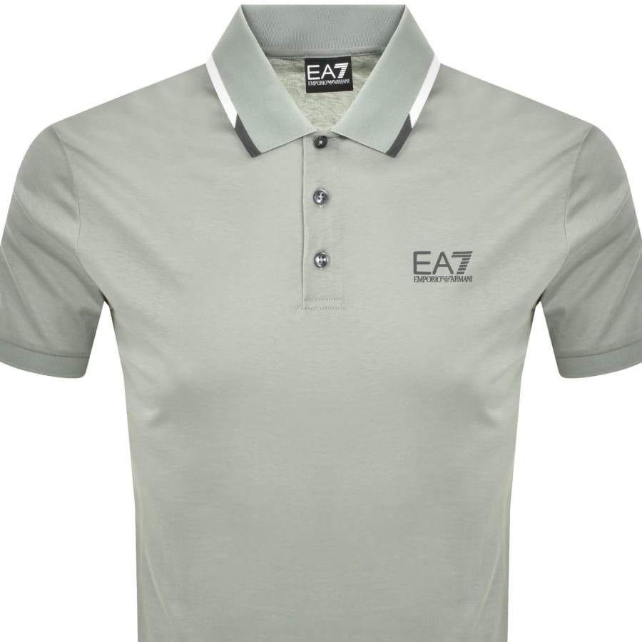 Image number 2 for EA7 Emporio Armani Tennis Polo Green