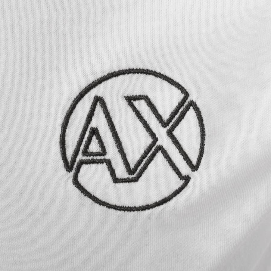 Image number 3 for Armani Exchange Logo T Shirt White