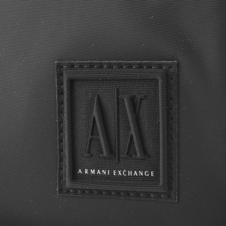 Image number 3 for Armani Exchange Box Logo Backpack Black