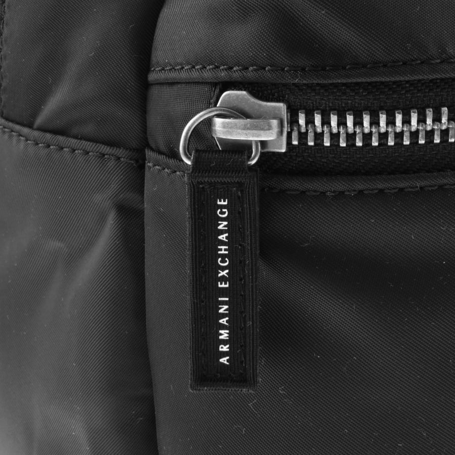 Image number 4 for Armani Exchange Box Logo Backpack Black