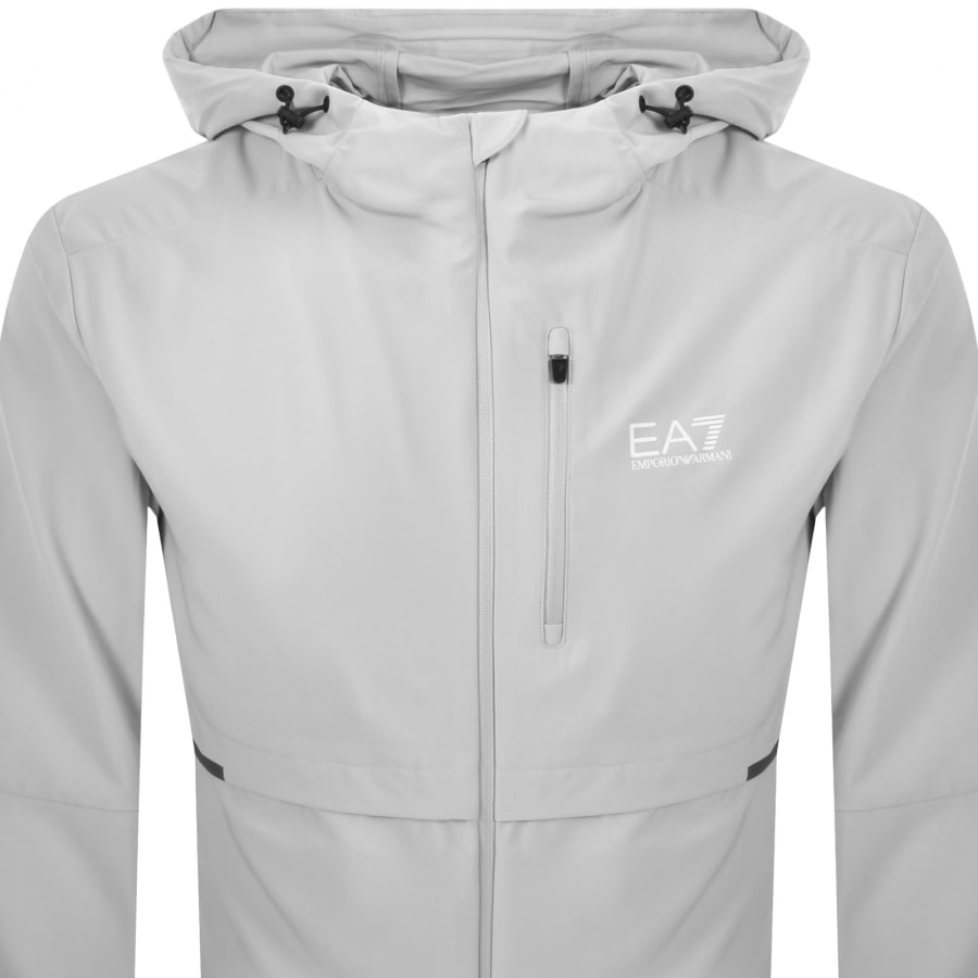 Image number 2 for EA7 Emporio Armani Logo Jacket Grey