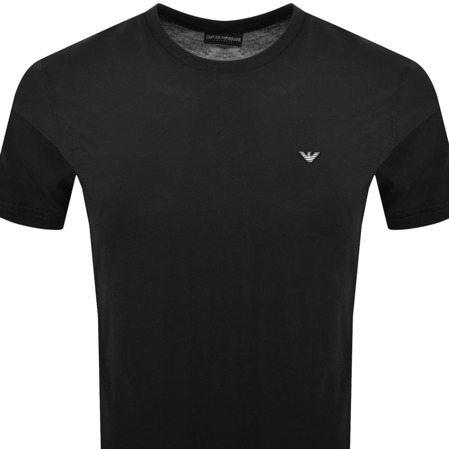 Image number 2 for Emporio Armani Beachwear Crew Neck T Shirt Black