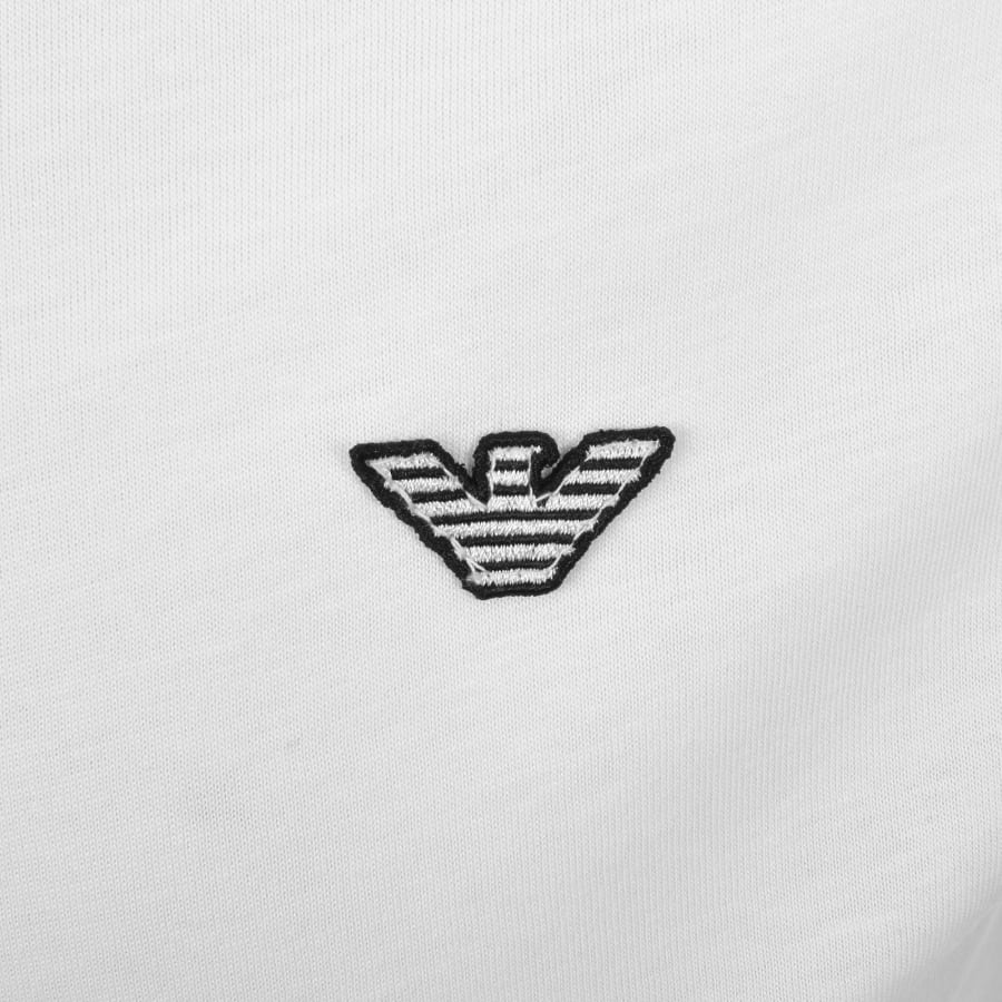 Image number 3 for Emporio Armani Beachwear Crew Neck T Shirt White