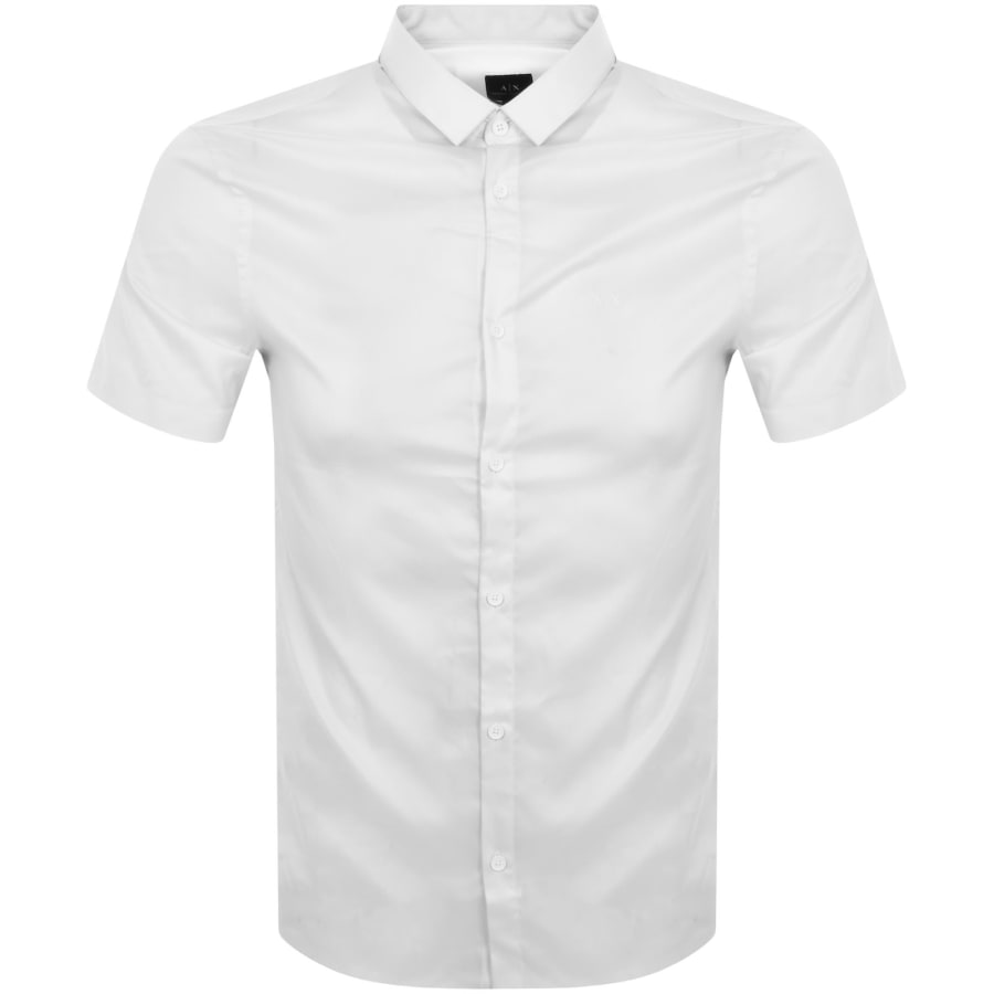 Image number 1 for Armani Exchange Short Sleeved Shirt White