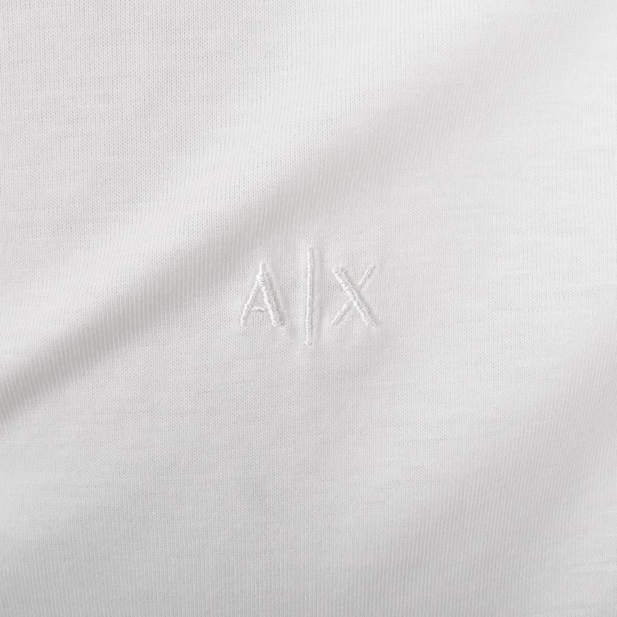 Image number 3 for Armani Exchange Tipped Polo T Shirt White