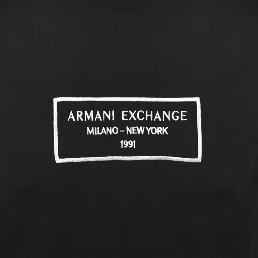 Image number 3 for Armani Exchange Graphic Logo T Shirt Black