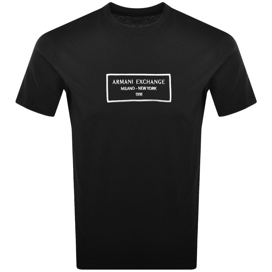 Image number 1 for Armani Exchange Graphic Logo T Shirt Black