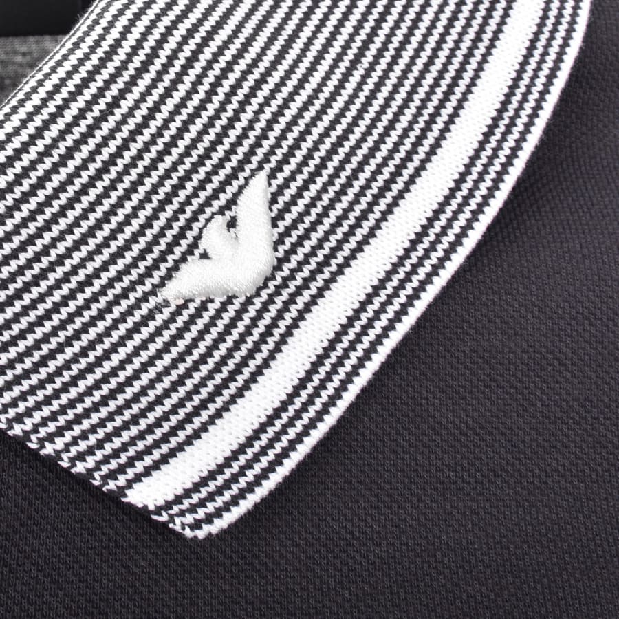 Image number 3 for Emporio Armani Short Sleeved Polo T Shirt Black