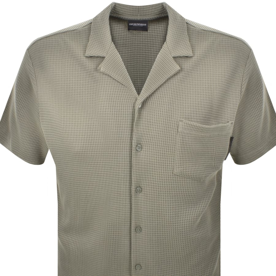Image number 2 for Emporio Armani Loungwear Shirt Green