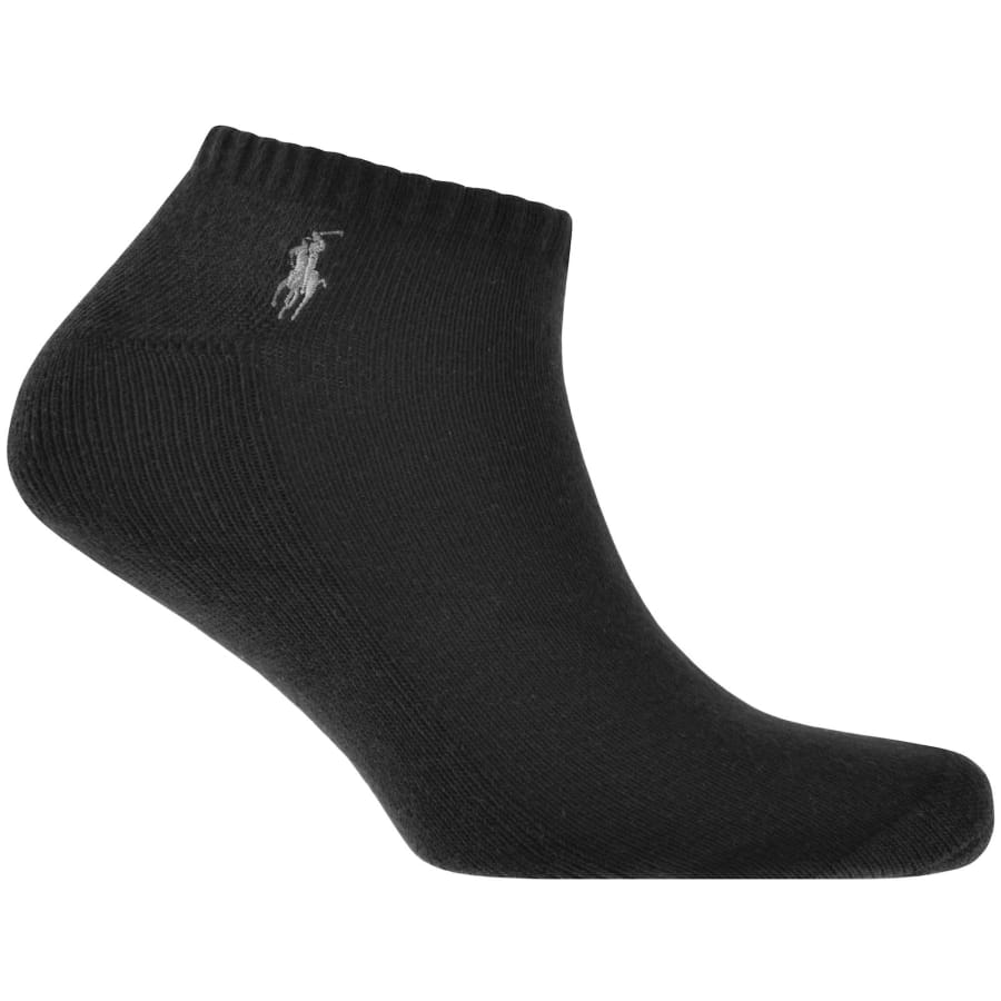Image number 2 for Ralph Lauren 6 Pack Socks Black