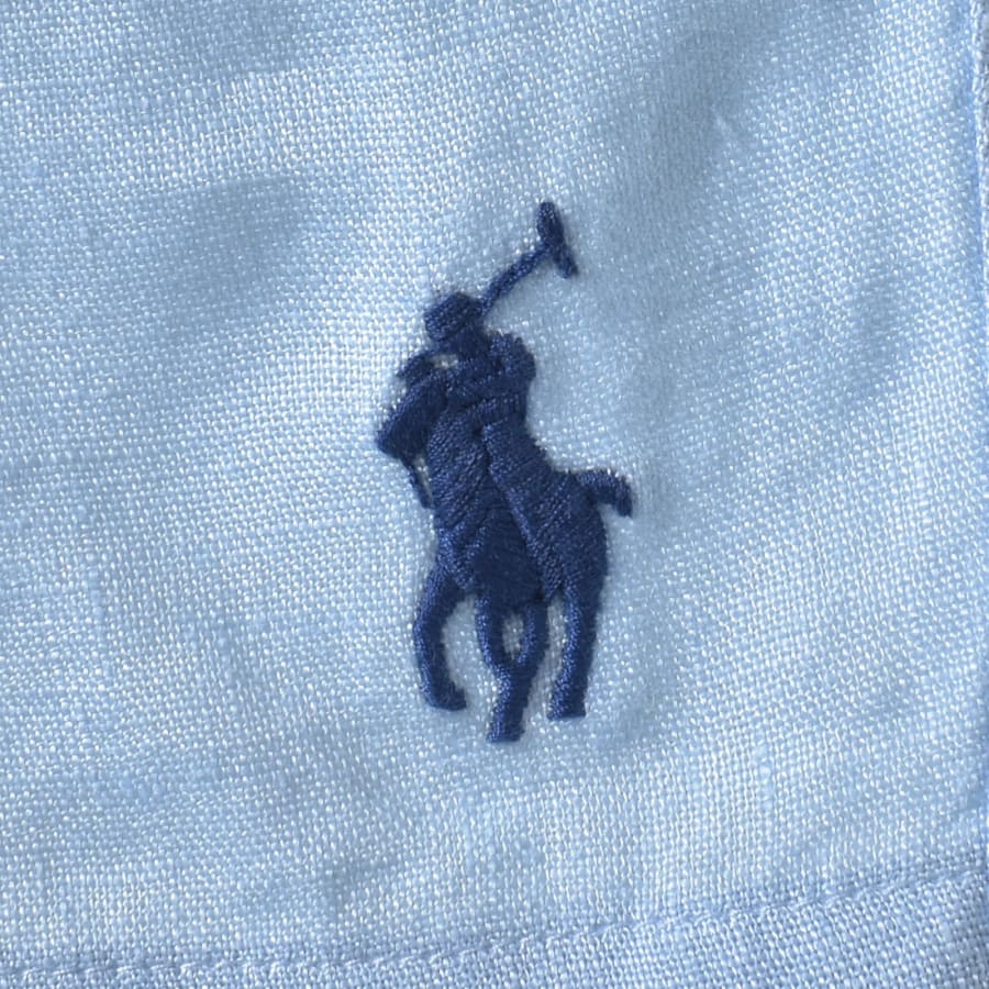 Image number 3 for Ralph Lauren Linen Prepster Shorts Blue
