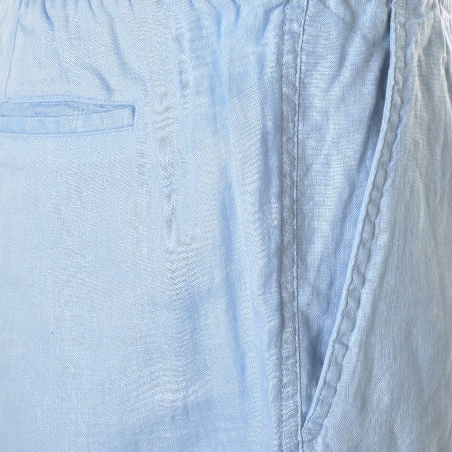 Image number 4 for Ralph Lauren Linen Prepster Shorts Blue
